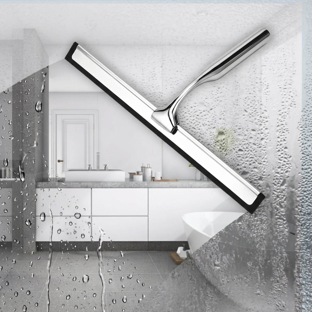 Selora Stainless Glass Wiper Squeegee in silver variant