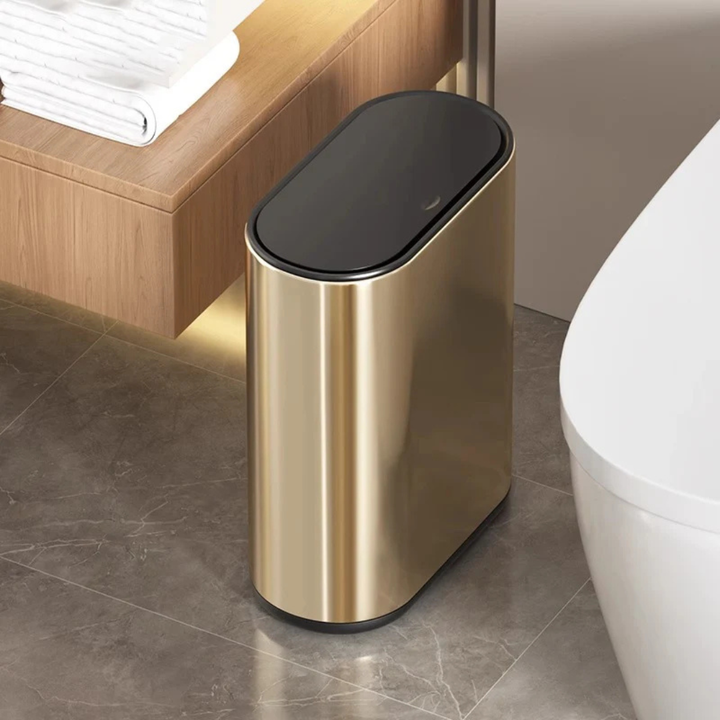 Sleek Guard Narrow Trash Bin