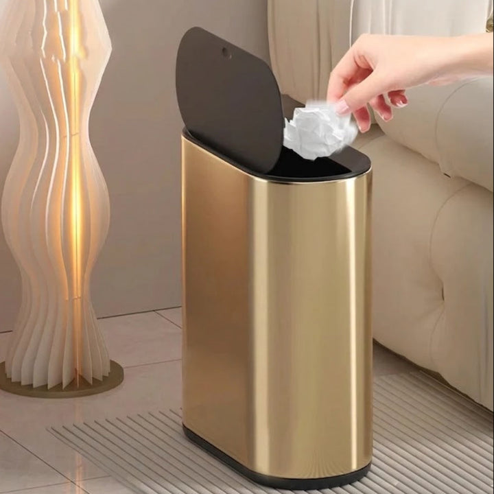 Sleek Guard Narrow Trash Bin